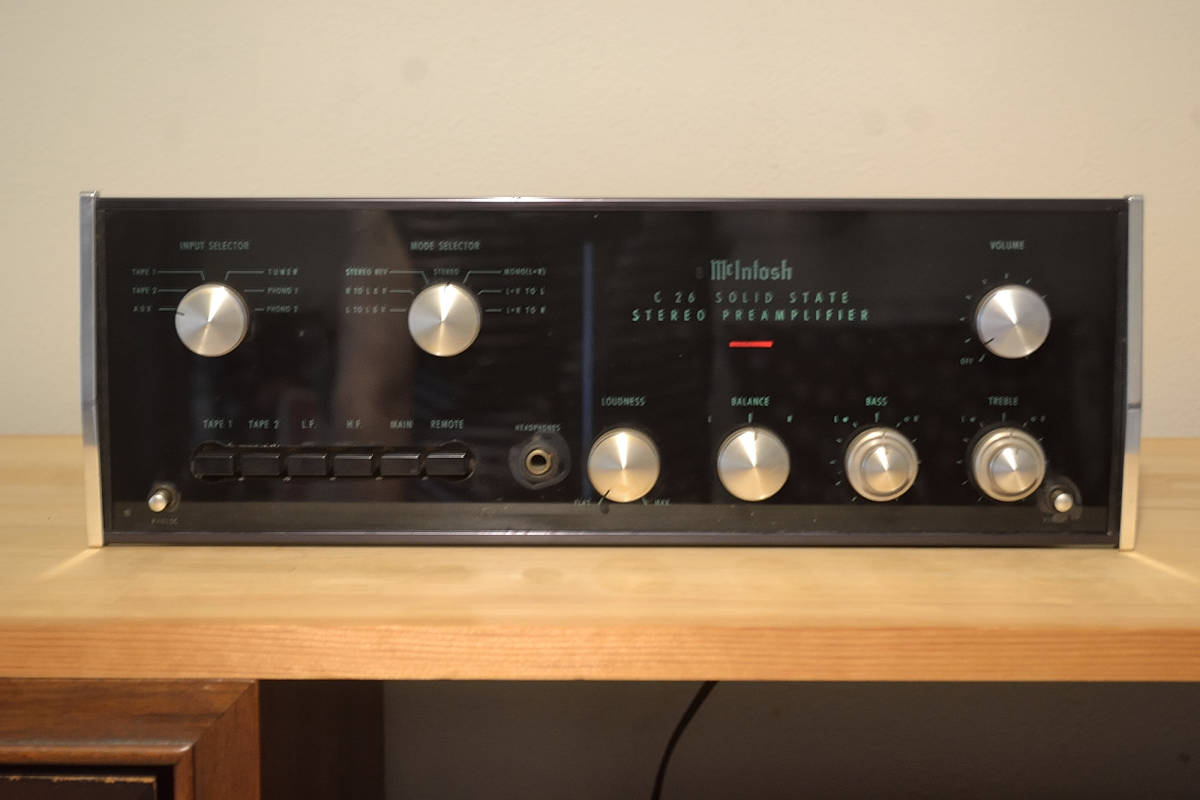 H☆通電OK☆McIntosh マッキントッシュ C32 STEREO PREAMPLIFIER