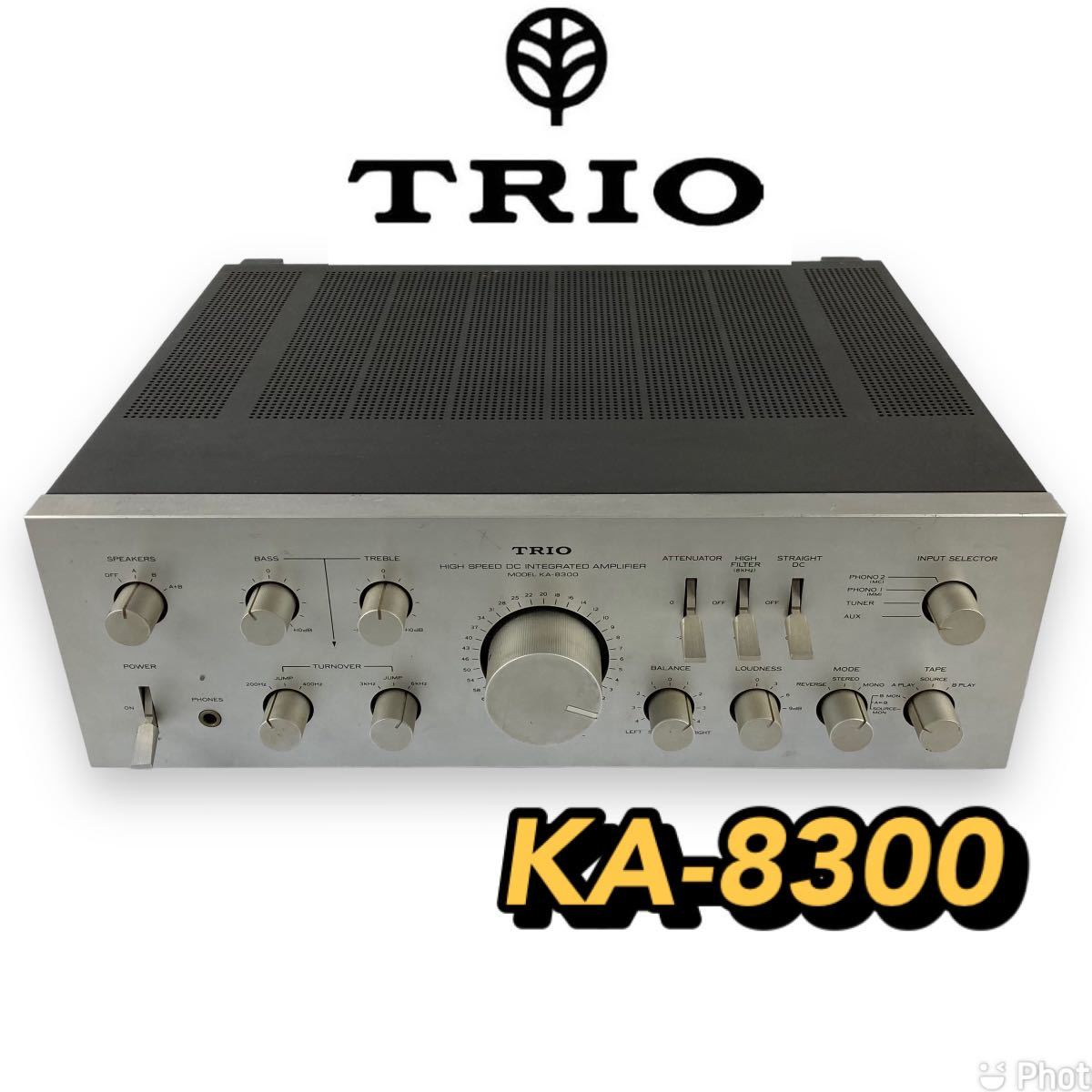 2022年新作入荷 【希少】TRIO ステレオプリメインアンプ KA-8300 ハイ