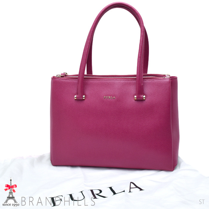 フルラ トートバッグ アマレーナ レザー ハンドバッグ 194483 Furla 良品_画像3