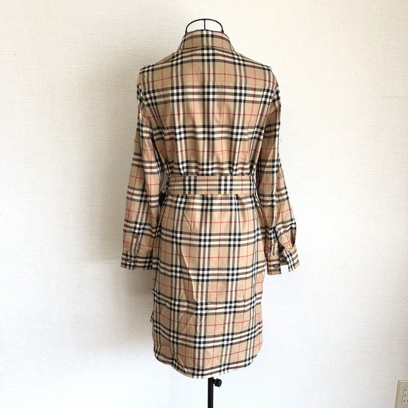 着用1回！極上美品 BURBERRY ノバチェック ワンピース バーバリー 165/76A 34サイズ 806398 新シーズン 令5/5月購入品 IW307AF01BUR_80_画像4