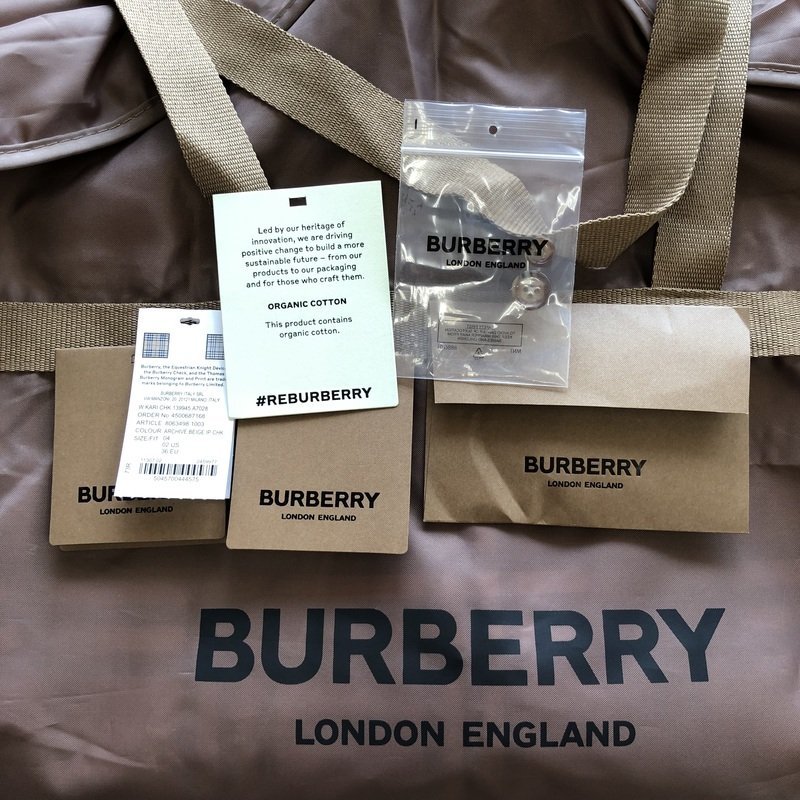  finest quality beautiful goods BURBERRYnoba check One-piece Burberry 165/76A 34 size 806398 new season .5/5 month buy goods IW307AF01BUR_80