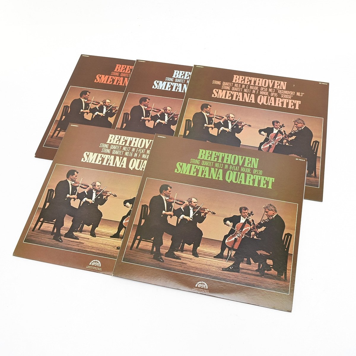 ▽482318 BEETHOVEN SMETANA QUARTET ベートーヴェン スメタナ四重奏団 5枚セット LP盤 レコードの画像1