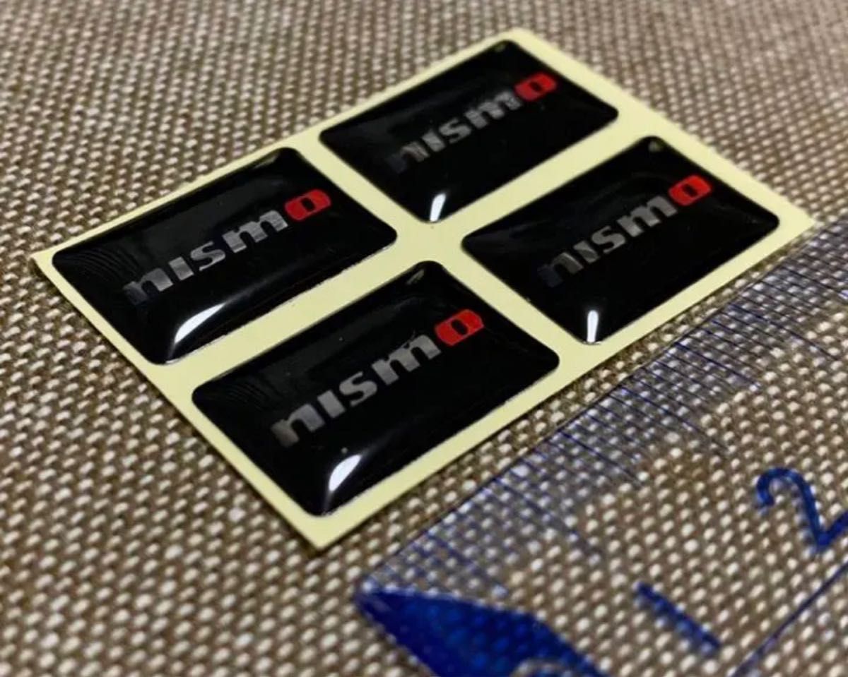 ニスモ　NISMO ミニステッカー エポキシ樹脂コーティング　8枚セット ロゴステッカー