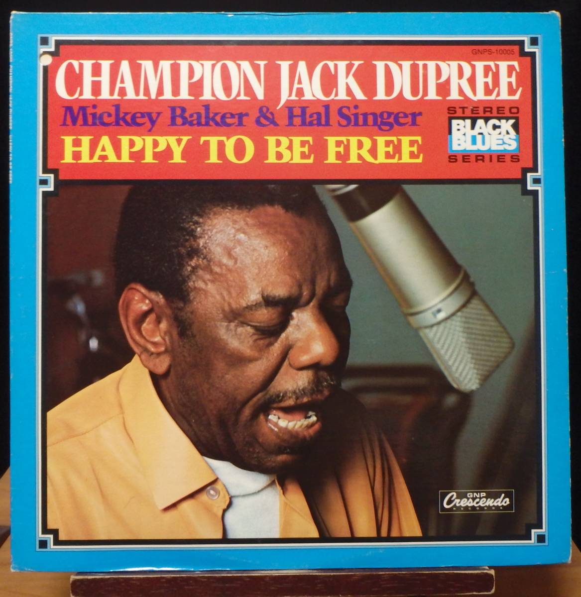 【BB332】CHAMPION JACK DUPREE, MICKEY & HALSINGERS「Happy To Be Free」, 73 US Original　★ピアノ・ブルース/ジャズ_画像1