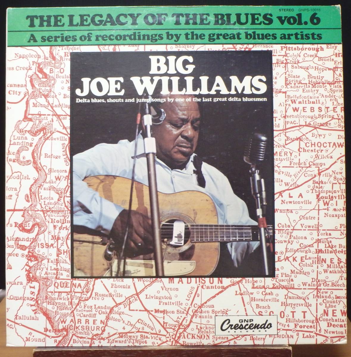 【BB361】BIG JOE WILLIAMS「The Legacy Of The Blues Vol. 6」, 76 US Reissue　★デルタ・ブルース_画像1