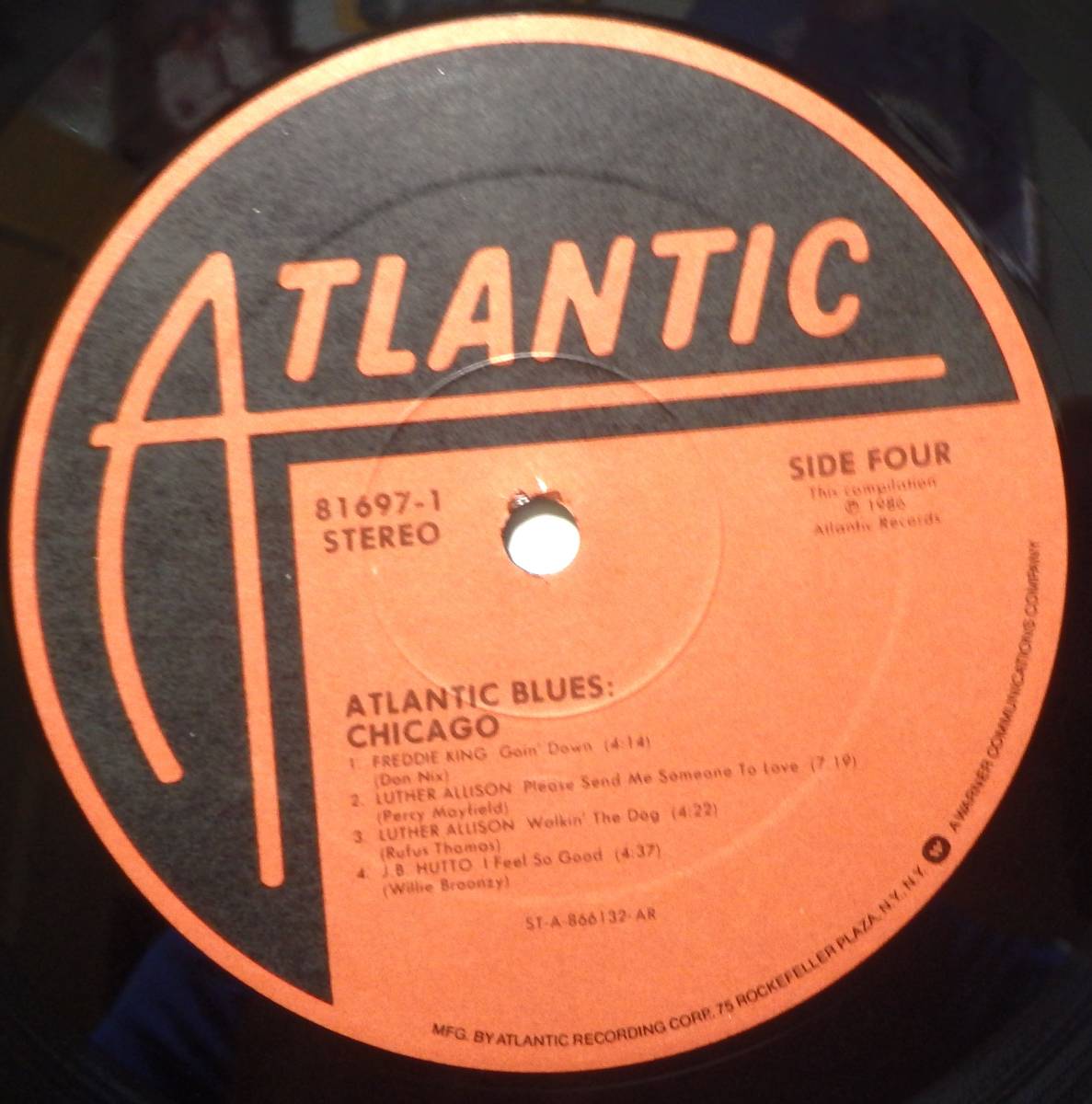 【BB491】V.A.(Blues)「Atlantic Blues: Chicago」(2LP), 86 US Compilation　★バディ・ガイ/フレディ・キング/オーティス・ラッシュ ほか_画像8