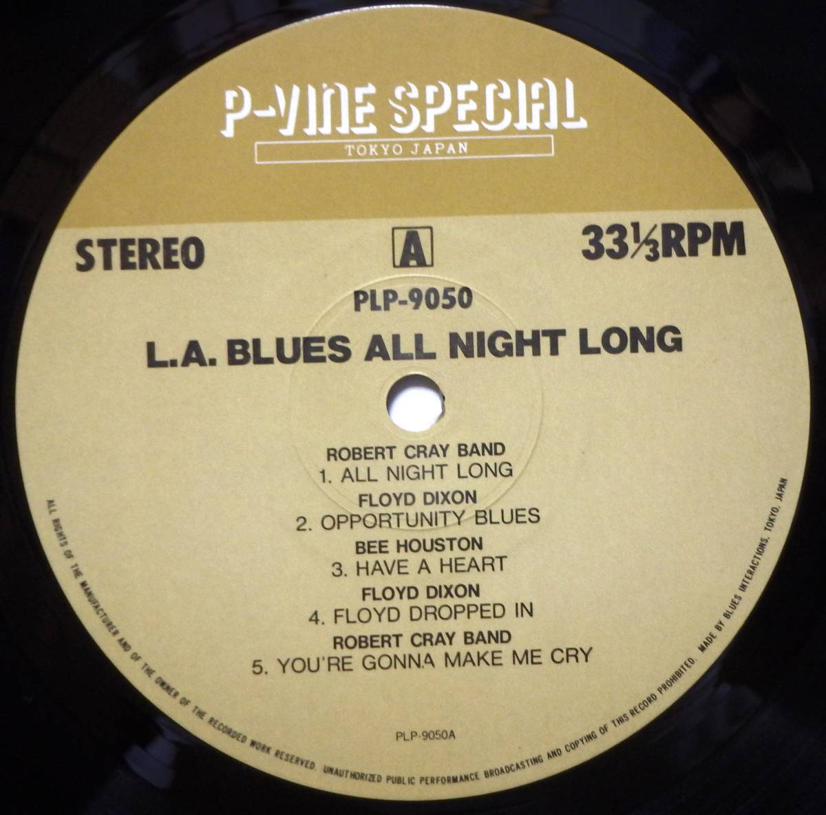 [BB457]V.A.(Blues)[L.A. Blues All Night Long], 82 JPN( obi ) Compilation * Robert *k Ray * частота / floyd *tikson другой 
