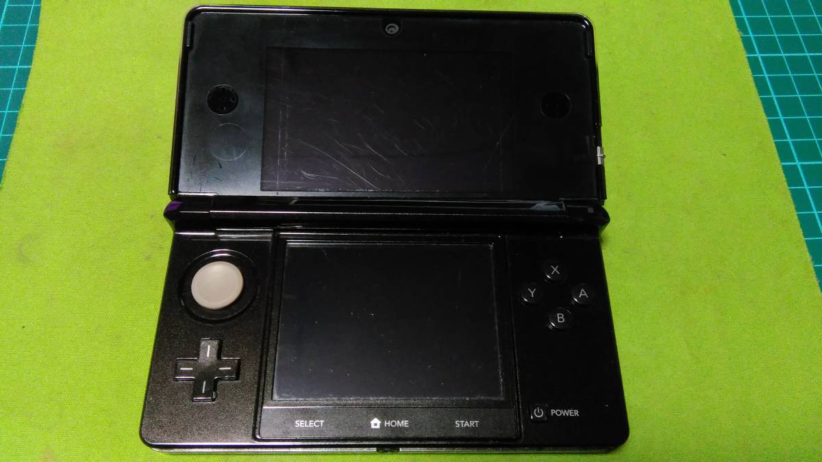ニンテンドー 3DS 本体 Nintendo 3DS 任天堂 ブラック　タッチペン付き_画像2