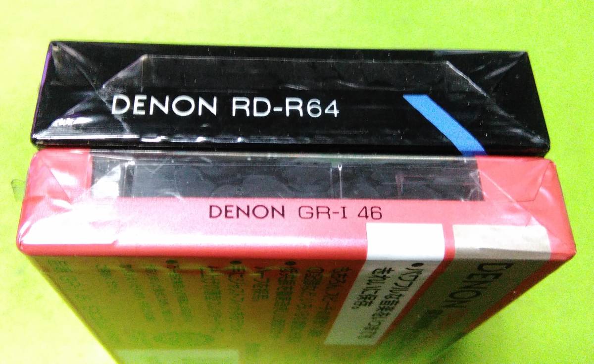 DENON カセットテープ GR-I 46 Zippy-I 64 未開封品　ノーマルポジション ２本セット_画像3