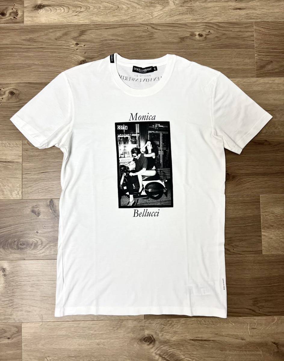 レア DOLCE&GABBANA モニカベルッチ フォトプリント Tシャツ サイズ46 (サイズ44・サイズ48の方も着用可) ④_画像1