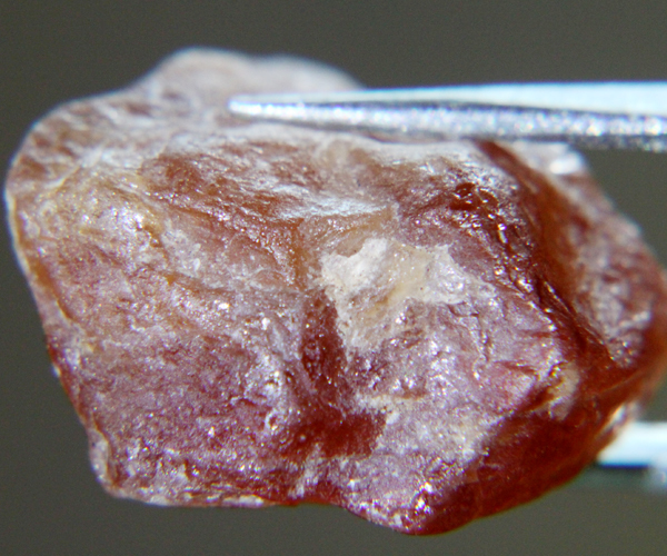♪【値下げ】天然非加熱ヘソナイトガーネットの原石　18.57ct Madagascar【6】_画像2