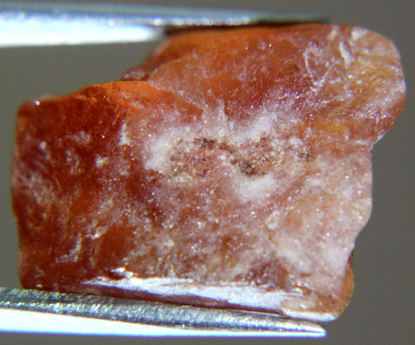 ♪【値下げ】天然非加熱ヘソナイトガーネットの原石　18.57ct Madagascar【6】_画像4