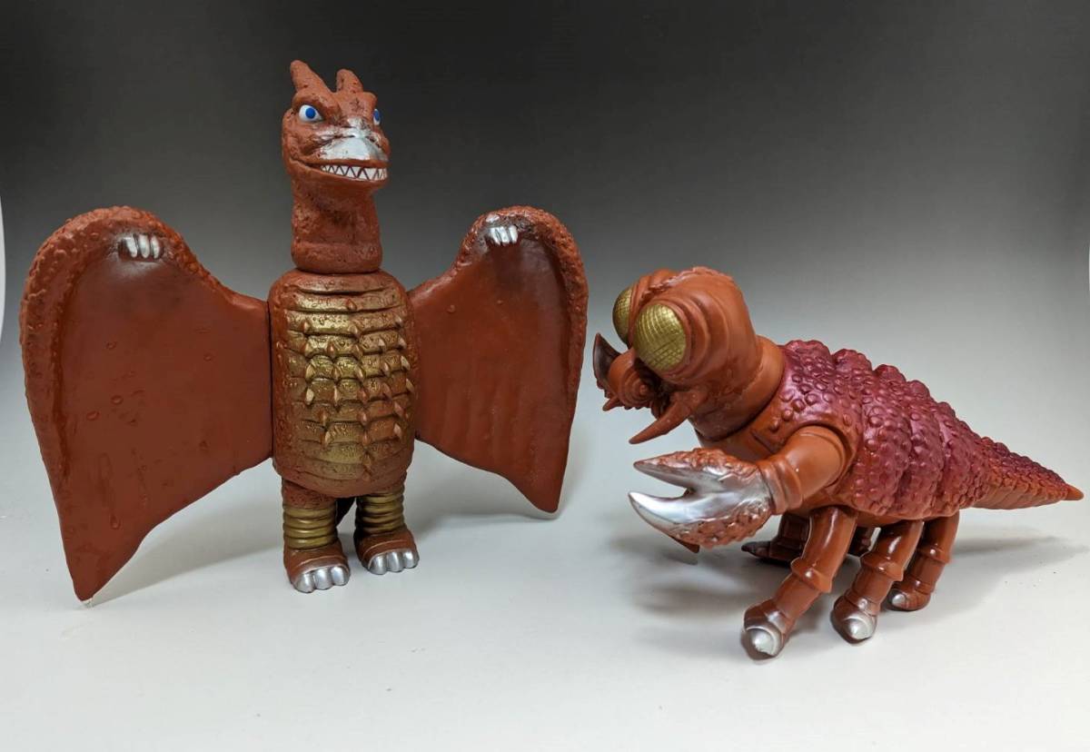 空の大怪獣 ラドン と メガヌロン 2体セット マーミット ビニール