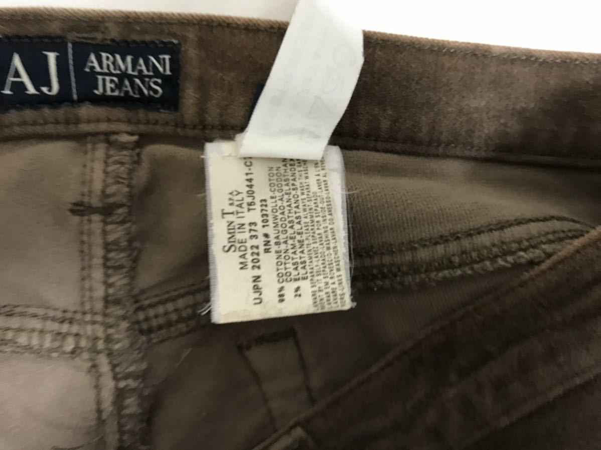 本物アルマーニジーンズARMANI JEANSコットンベロアチノ 本物アルマーニジーンズARMANI JEANSコットンベロアチノ