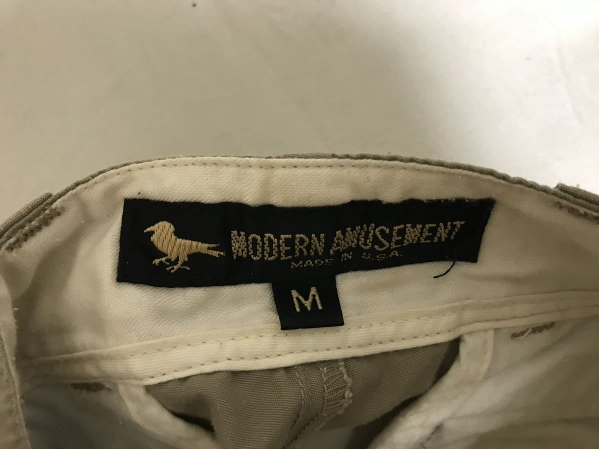 本物モダンアミューズメントMODERNAMUSEMENTコットンミリタリー 本物モダンアミューズメントMODERNAMUSEMENTコットンミリタリー