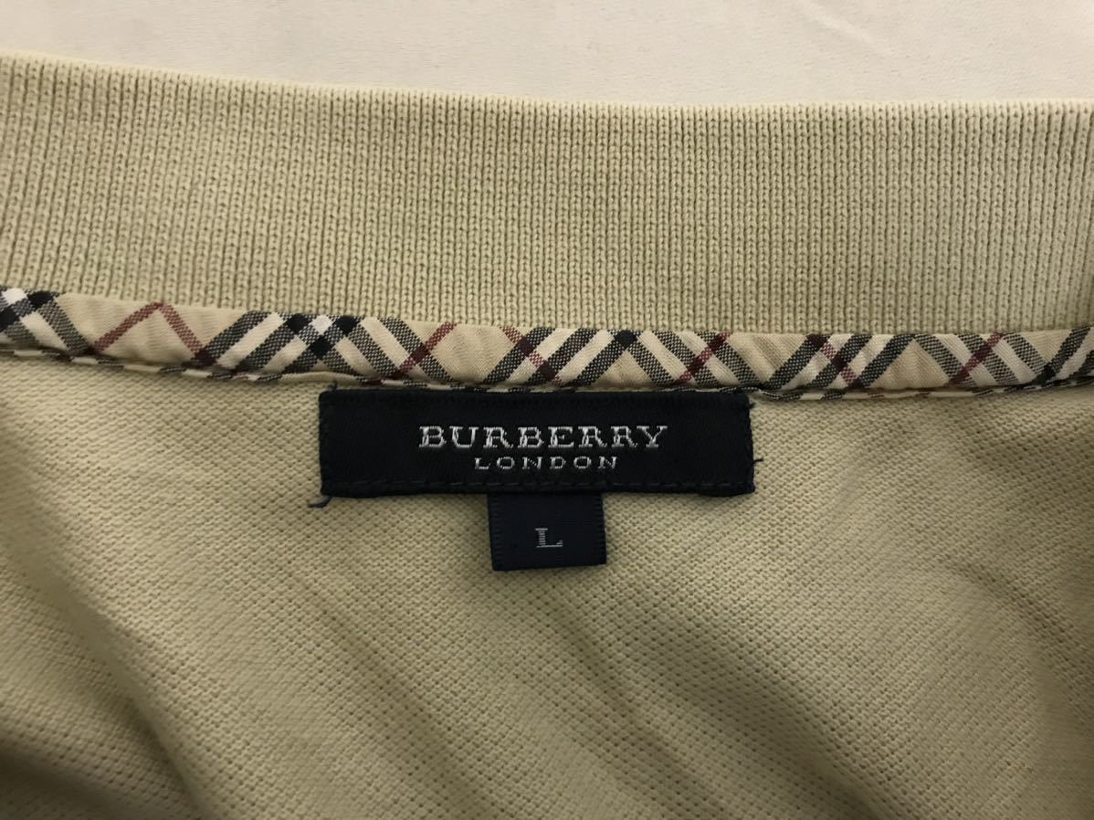 本物バーバリーロンドンBURBERRY LONDONコットンロゴ刺繍半袖 本物バーバリーロンドンBURBERRY LONDONコットンロゴ刺繍半袖