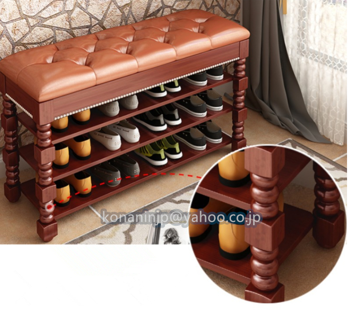  new goods recommendation * high class goods shoe rack shoes luxurious real tree home use 3 floor small of the back .. shoes boxed . entranceway storage 
