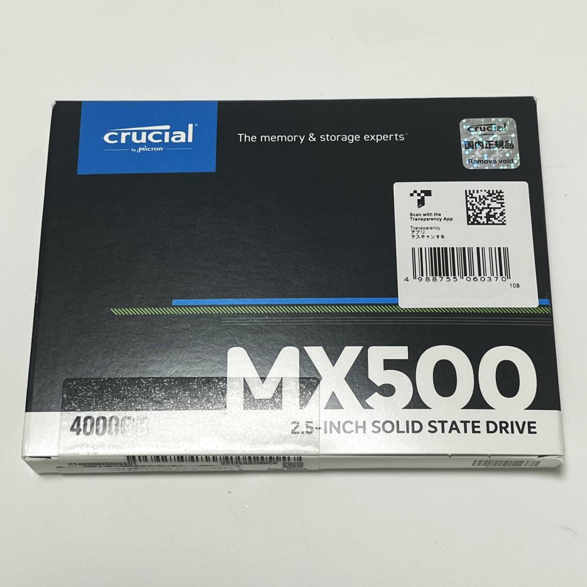 Crucial SSD 4000GB CT4000MX500SSD1/JP 内蔵2.5インチ7mm MX500 (9.5