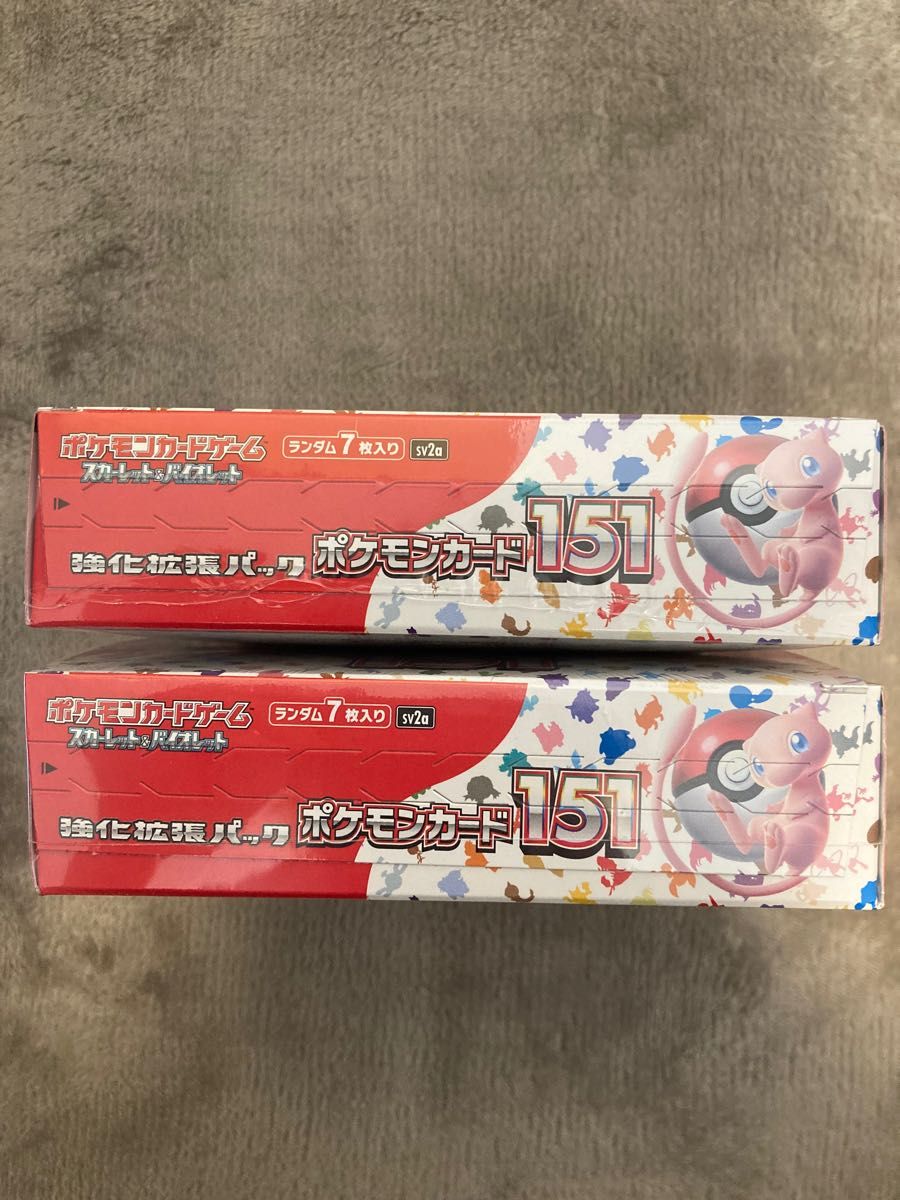 ポケモンカード151 2box シュリンク付き｜PayPayフリマ