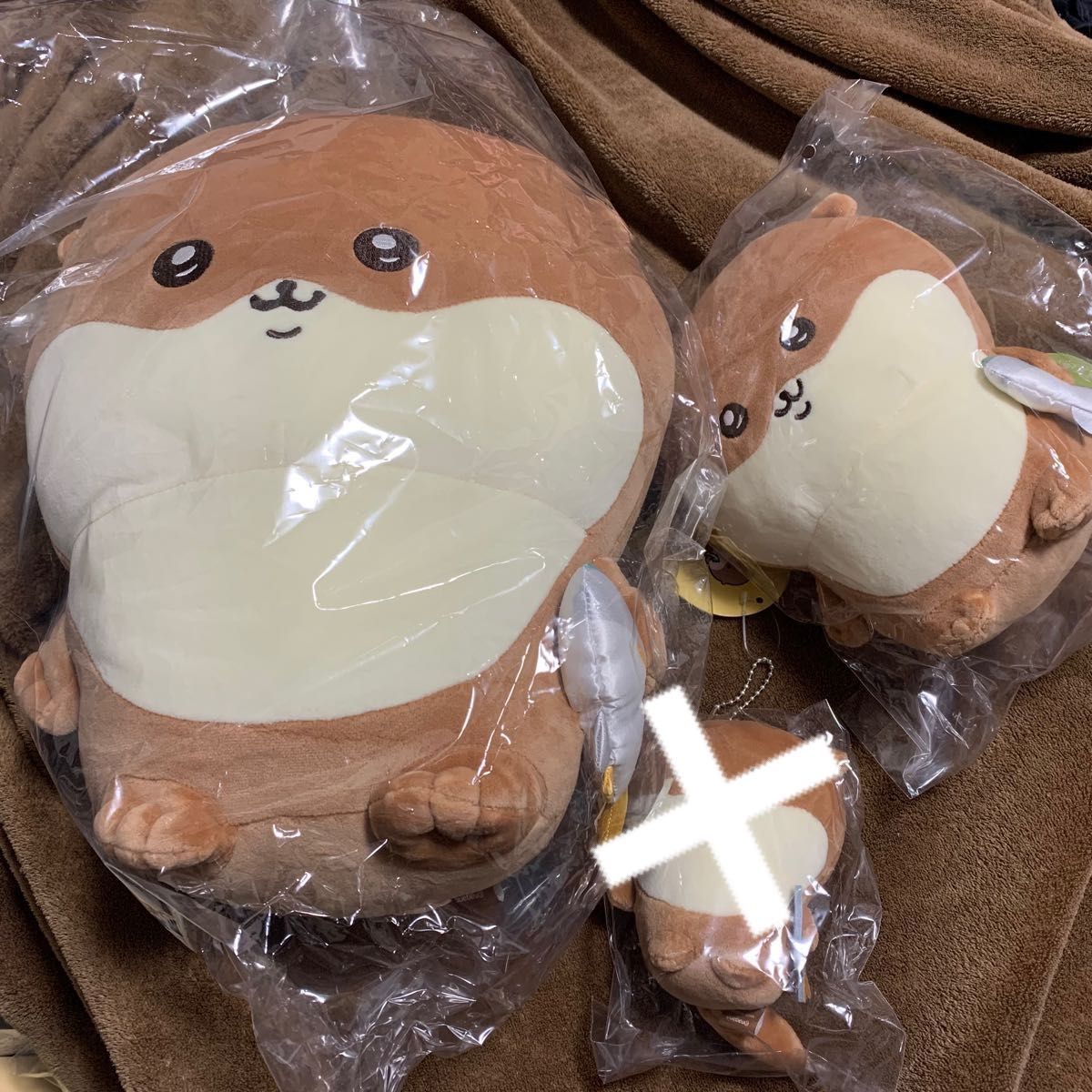 ナガノのカワウソ　B賞&C賞　2個セット　ぬいぐるみくじ　カワウソくじ