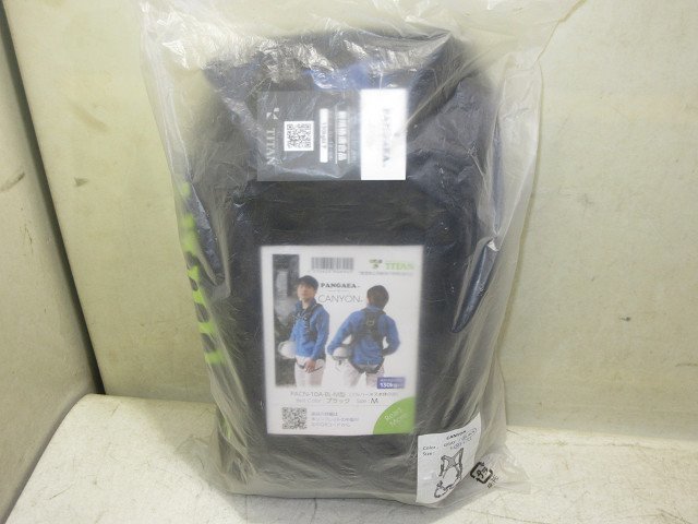 保証書付】 △▽5621 未使用 タイタン TITAN フルハーネス PACN-10A-BL