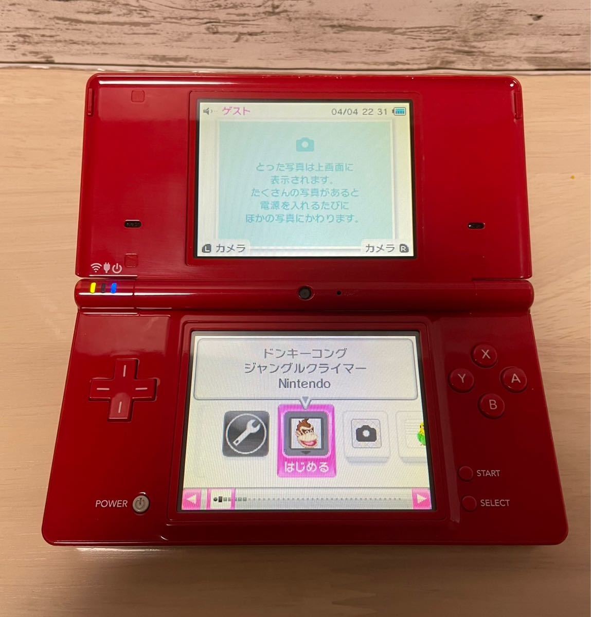 【動作良好】ニンテンドーDSi レッド 本体 タッチペン付き