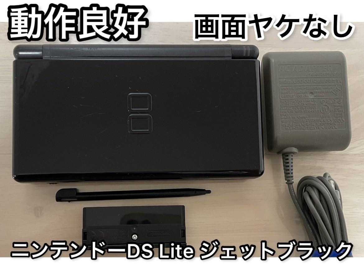 ニンテンドーDS Lite ライト ジェットブラック 純正充電器付き