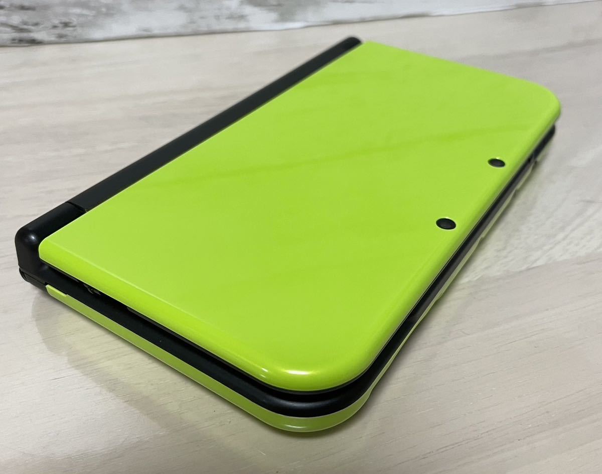 Yahoo!オークション - 【上下IPS液晶】Newニンテンドー3DS LL ライム×...