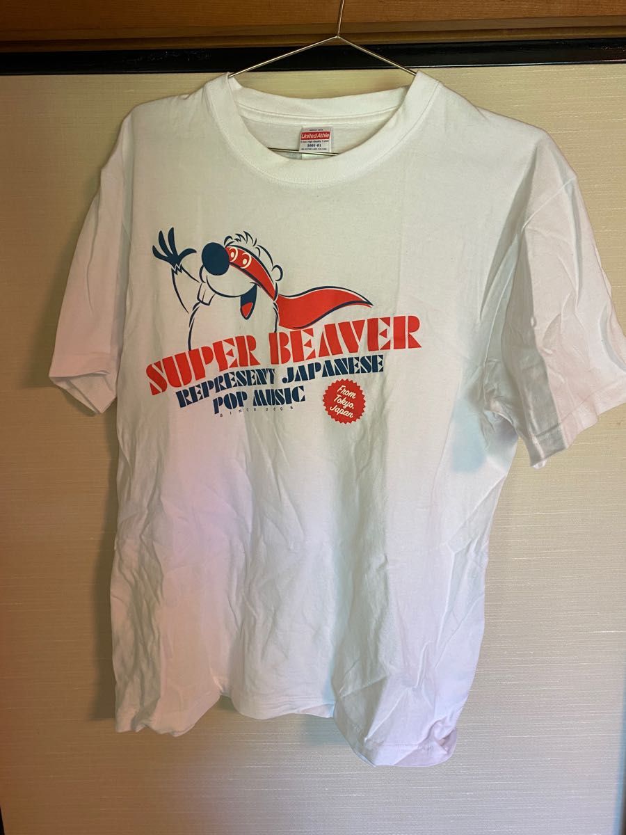 SUPER BEAVER のLサイズのTシャツです。数回着用しましたが、グッズが増えすぎた為出品します。