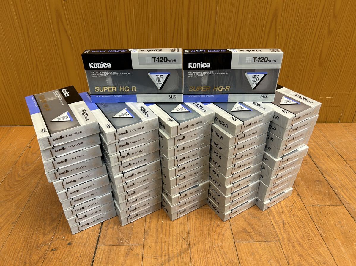 最新発見 ☆新品未開封☆ビデオカセット☆52本セット☆Konica SUPER