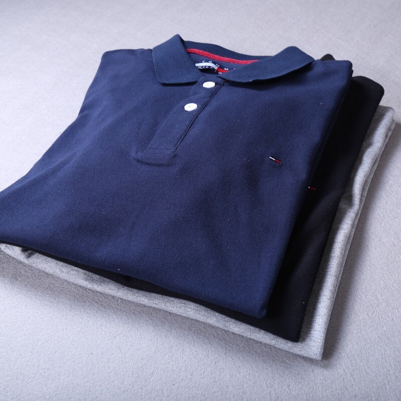 【深海軍藍色】新品TOMMY HILFIGER（XL）Polo衫 【Dark Navy色】新品TOMMY HILFIGER(XL)ポロシャツ 