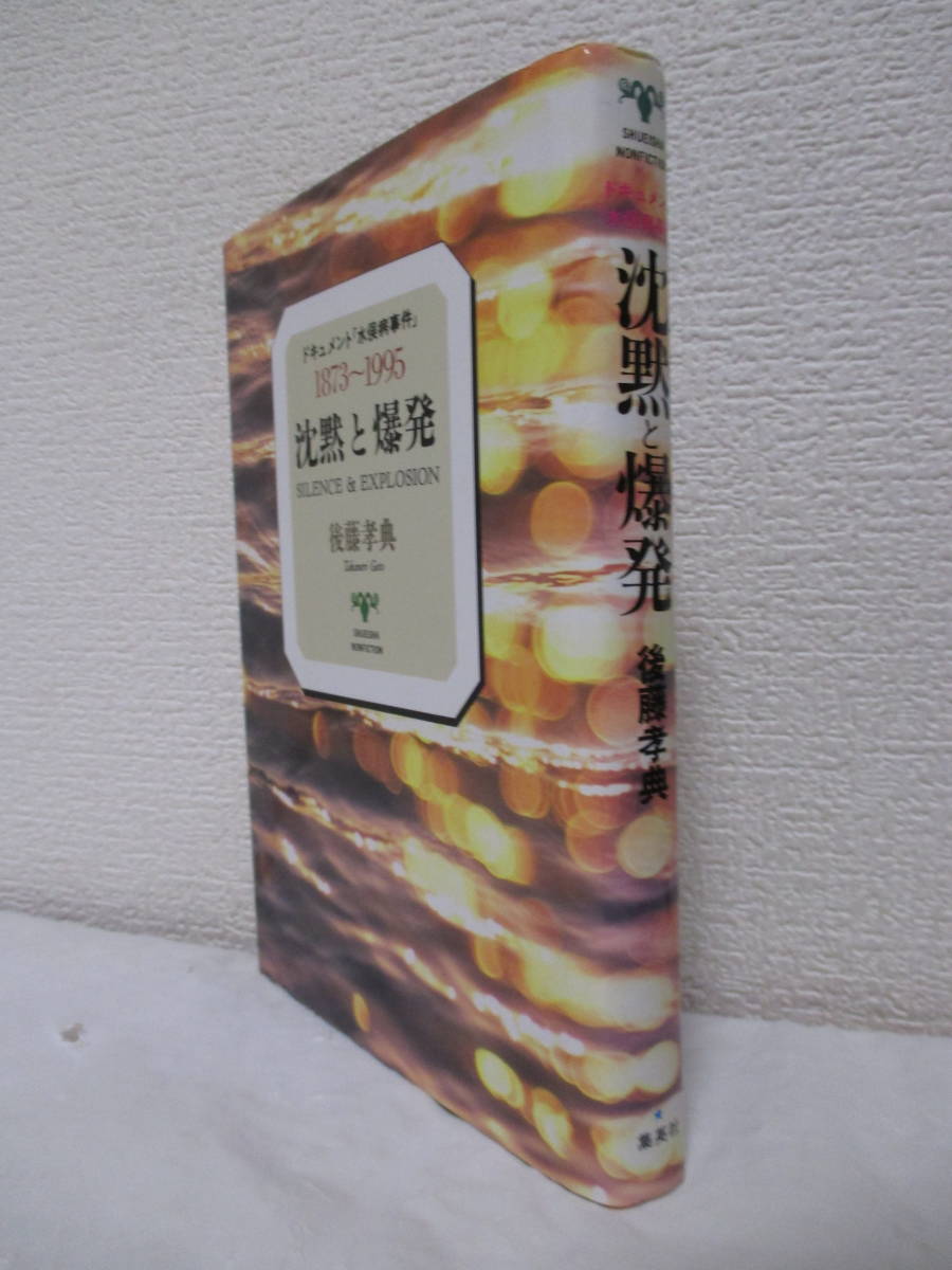 【ドキュメント「水俣病事件」1873～1995　沈黙と爆発】後藤孝典著　1995年5月／集英社刊（★水俣の近代化、敗北、俺の病気は何だ、他）_画像2