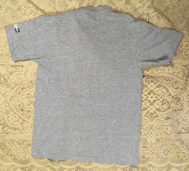 古着 美品 STUSSY ステューシー Tシャツ size M 紺タグ made in USA グレイ アメリカ製 DJ レコード プレーヤー 旧タグの画像7