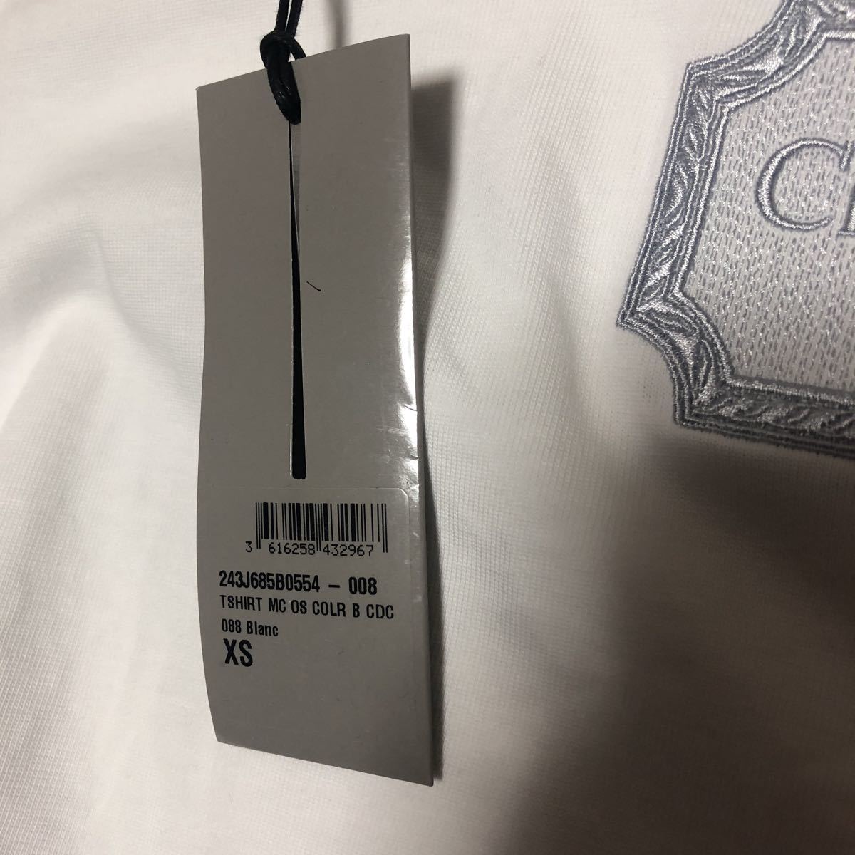 Dior Essentials Tシャツ (リラックス フィット) コットンジャージー　希少ＸＳ　2023現行モデル　定価125,000円　半額以下_画像3