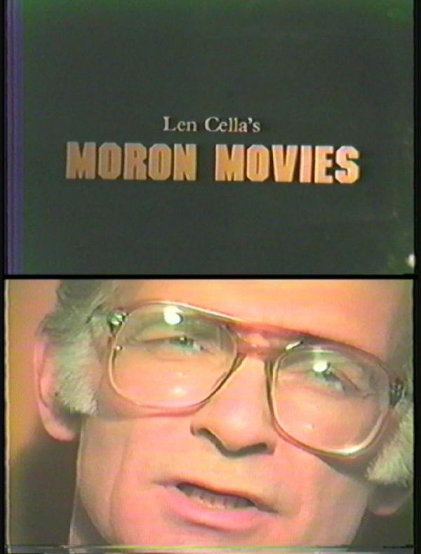 ?珍作?【MORON MOVIES モロンムービーズ】1985 VHSビデオテープ洋版 コメディ LEN CELLAレン・セラ コレクション DVD未発売です。_画像2