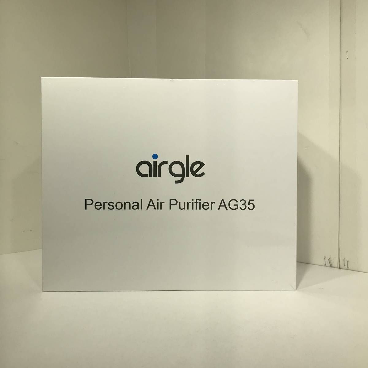 【未開封】airgle エアグル AG35 パーソナル 空気清浄機 コンパクトタイプ ウイルスブロックフィルター搭載 約1.8畳 _画像1
