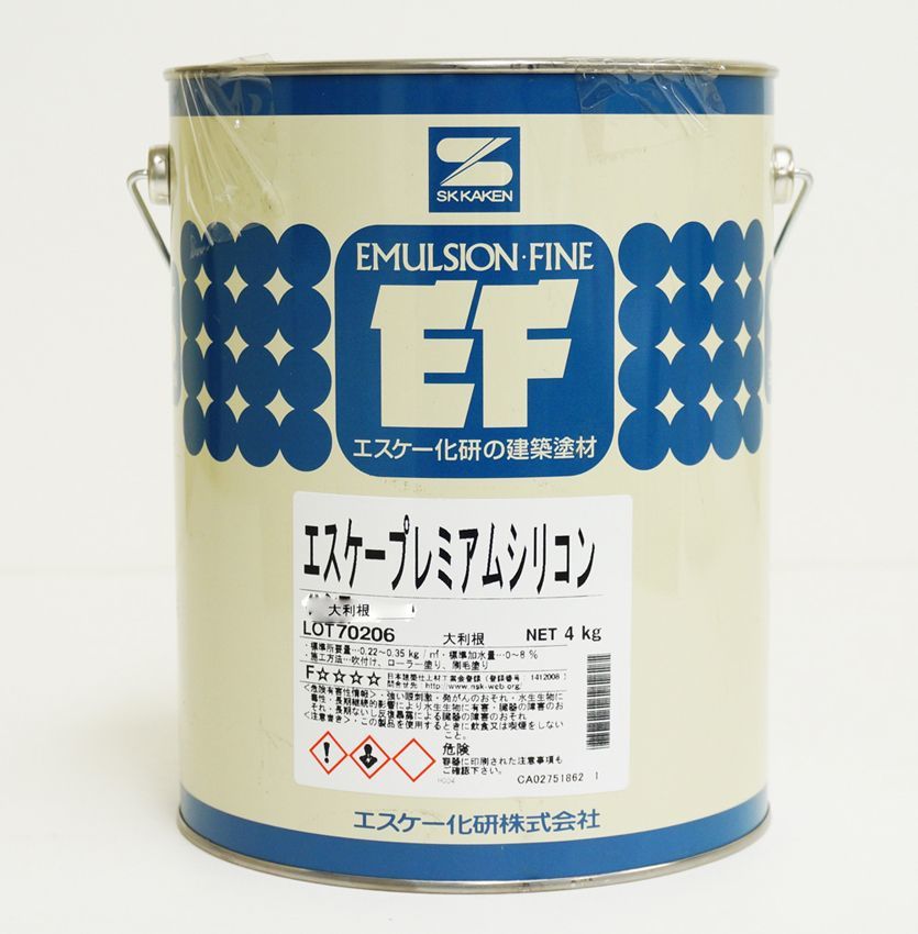 WEB限定カラー 弾性プレミアムシリコン 3分艶 4kg Z26 塗料 外壁 エスケー化研 濃彩色 その他 WEB限定カラー 弾性プレミアムシリコン 3分艶 4kg Z26 塗料 外壁 エスケー化研 濃彩色 その他