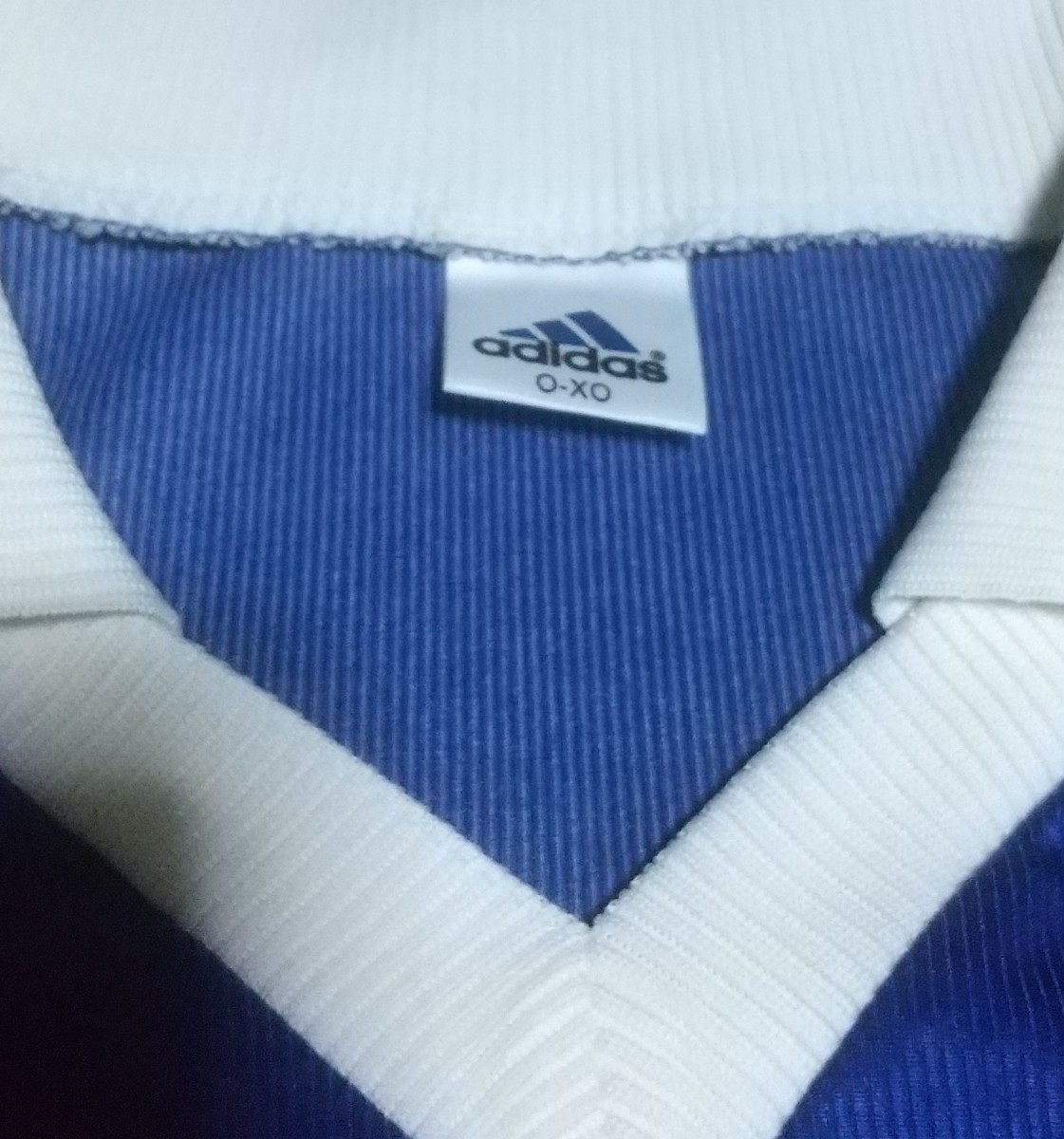 [値下げ交渉] 1998年 フランス代表・清水商業 型 adidas/アディダス 日本製 ゲームシャツ 検)ジダン 清商 清水商 高校サッカー FRANCE Y2K