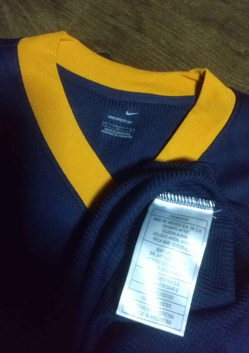 値下げ交渉 2005年 100周年 ボカ・ジュニアーズ オールドデザイン NIKE アルゼンチン製 検)CABJ BOCA JUNIORS 100th CENTENARIO ARGENTINAの画像9