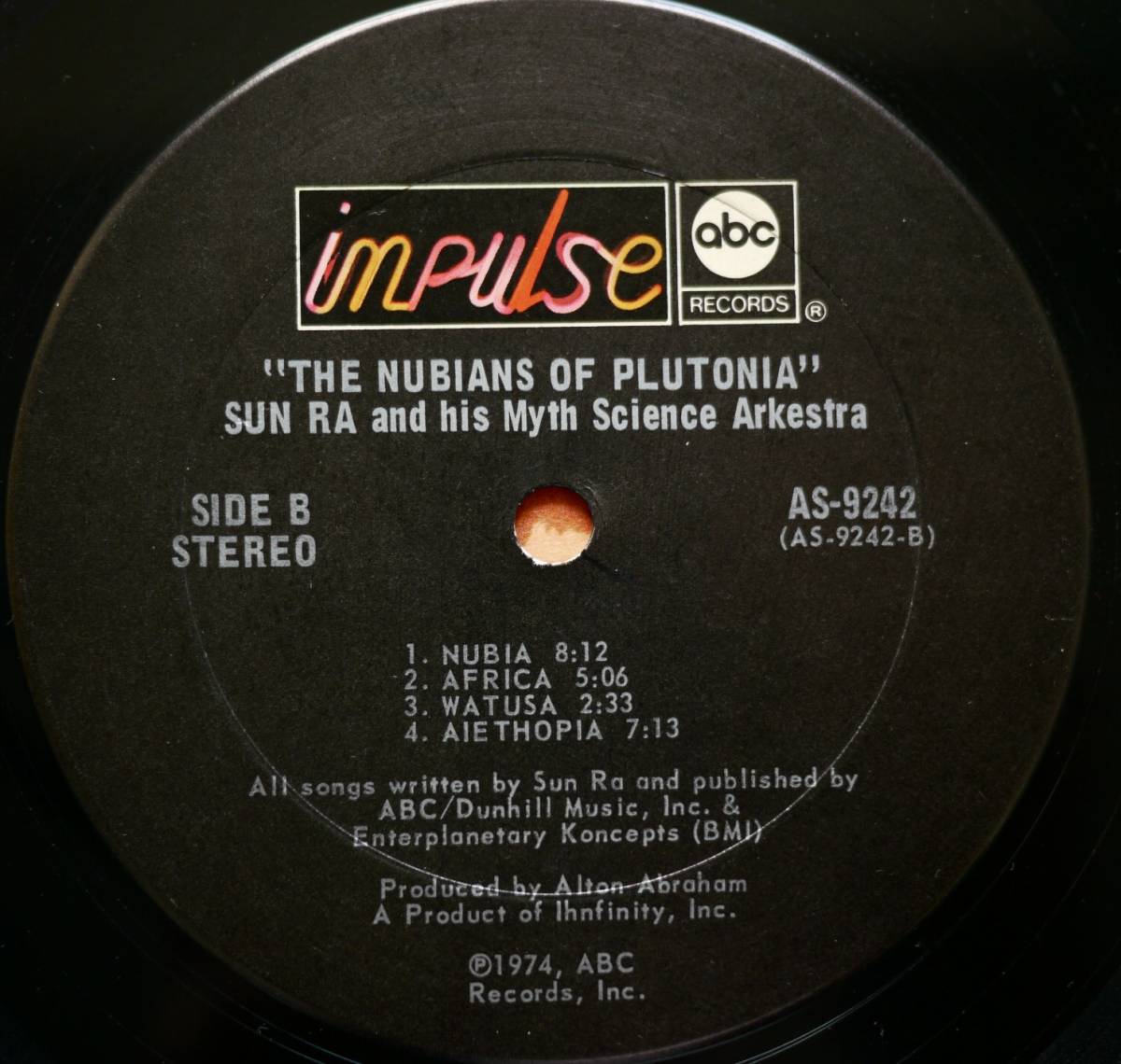 LP★Sun Ra / The Nubians Of Plutonia / 1974年 Impulse!盤 見開きジャケ Ronnie Boykins John Gilmore AS-9242 _画像7