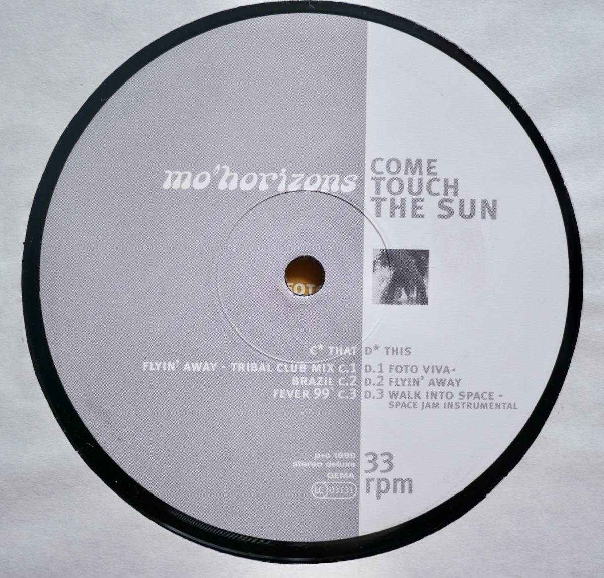 2LP★Mo' Horizons / Come Touch The Sun ジャズ/ラテン/ブラジリアン/ブレイクビーツ/ダウンテンポ/DUB 人気盤 SD037-1_画像7