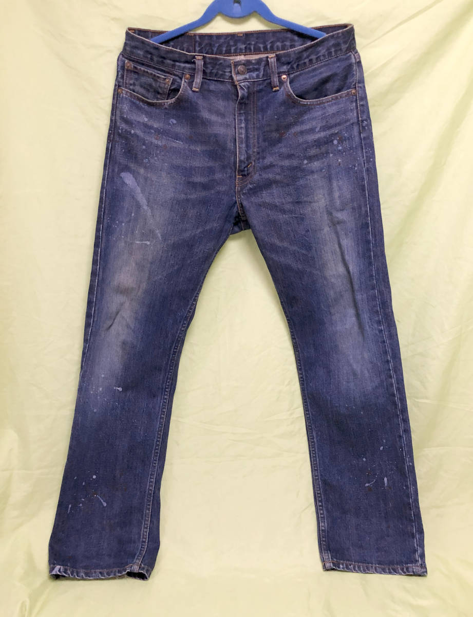 LEVI'S(リーバイス)★ダメージ加工 デニムジーンズ 33/34 ヴィンテージ_画像1