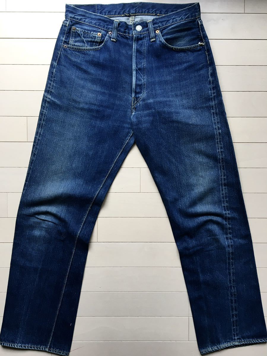 今ならほぼ即納！ ドス黒 LEVIS 60年代 3.4WASH デッドストック 34×34