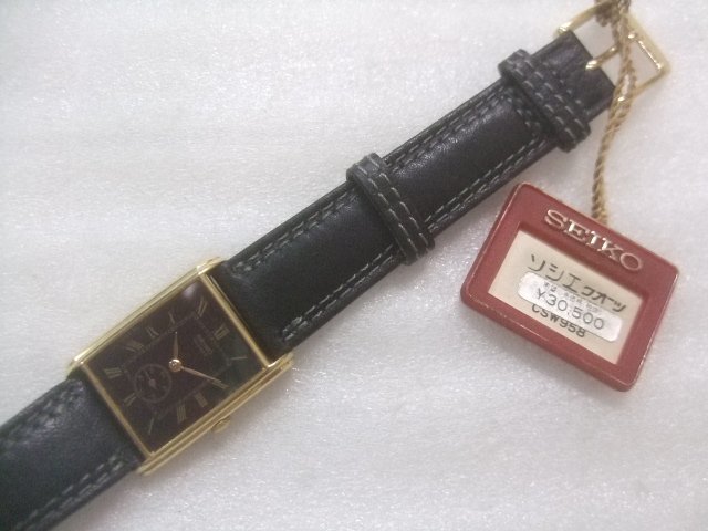 新品未使用1982年製セイコーソシエクオーツ腕時計定価30500円　X916
