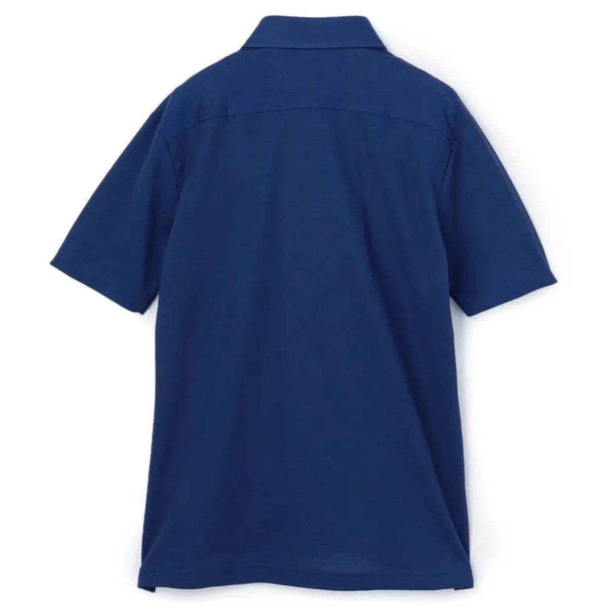 AOKI アオキ 【ビズポロ】アルティマ ノンアイロンストレッチワイドカラーポロシャツ LES MUES 紺色 ネイビー 未使用