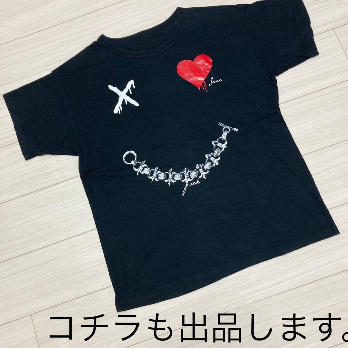 良品 清春 SADS サッズ EBILE SMILE ロイヤルスマイル ビッグT L 良品 清春 SADS サッズ EBILE SMILE ロイヤルスマイル ビッグT L