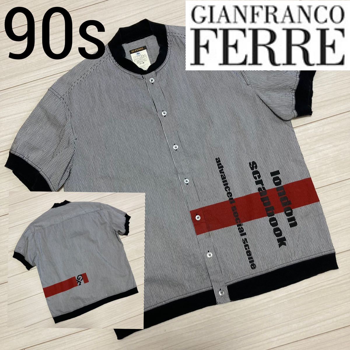 90s Vintage ジャンフランコ フェレ GFFERRE シャツジャケット M