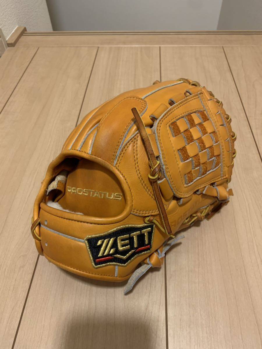 出産祝い ZETT プロステイタス 一般軟式内野用グローブ 内野手用