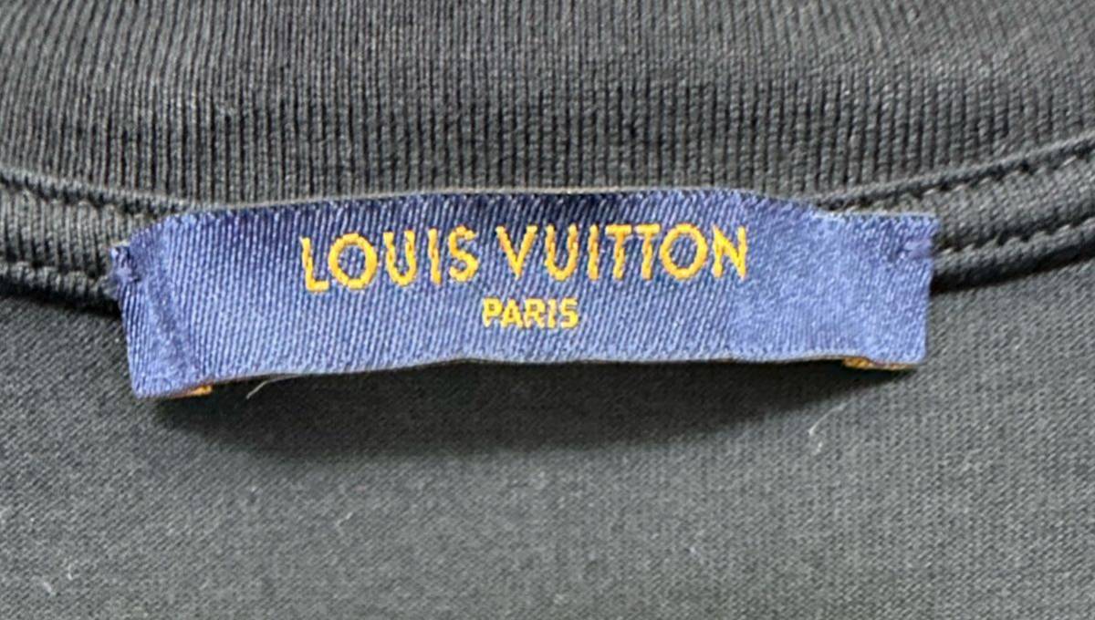 LOUIS VUITTON ルイ ヴィトン LVSE モノグラム グラディエントTシャツ カットソー ブラック×ホワイト 黒×白 L ルイヴィトン
