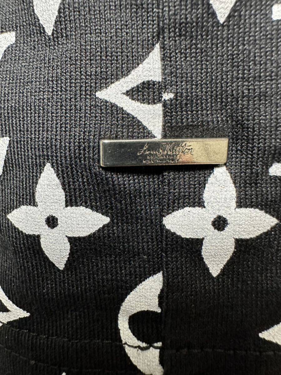 LOUIS VUITTON ルイ ヴィトン LVSE モノグラム グラディエントTシャツ カットソー ブラック×ホワイト 黒×白 L ルイヴィトン